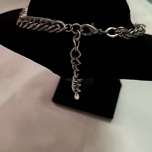 Statement silver tone, multiple disks - Picture 4 of 5